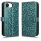 thumbnail image 1 of Funda Cartera Lunares iPhone 16E con Tarjetero, Correa y Soporte Verde, 1 of 6