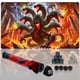 thumbnail image 1 of MTG Playmat Extalas Dragon Fire Vortex con tubo de almacenamiento y dados, 1 of 6