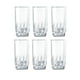 thumbnail image 1 of Set 6 Vasos Altos Whisky Cristar Prisma Rocks 335mL, 1 of 3