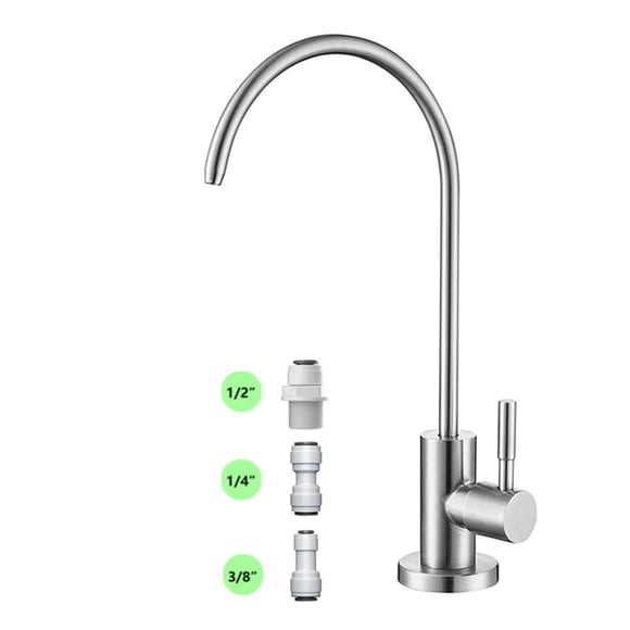 Grifo de cocina Gonabos de acero inoxidable sin plomo para agua purificada