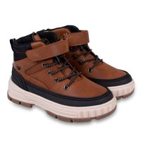 Pillin - Bototo Niño Suela Deportiva Velcro Ajustable Café