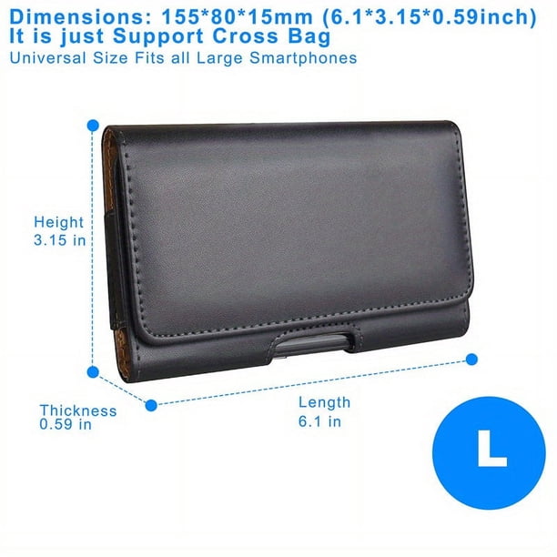 Phone Pouch Belt Clip Leather Bag Cover For Samsung Galaxy S23 Ultra S22 S21 Plus S20 FE S10 S8 S9 Plus Waist Case