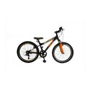 Powerbike - Bicicleta Mtb Aro 24 Negro/Naranja Galaxy
