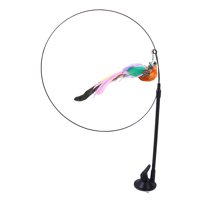 Magideal - Juguetes De Plumas Para Gatos, Juguetes Interactivos, Portátiles, Juguetes De Ejercicio Para Gatos De Interior, Juguetes De Palo Para Mascotas, Gatos,