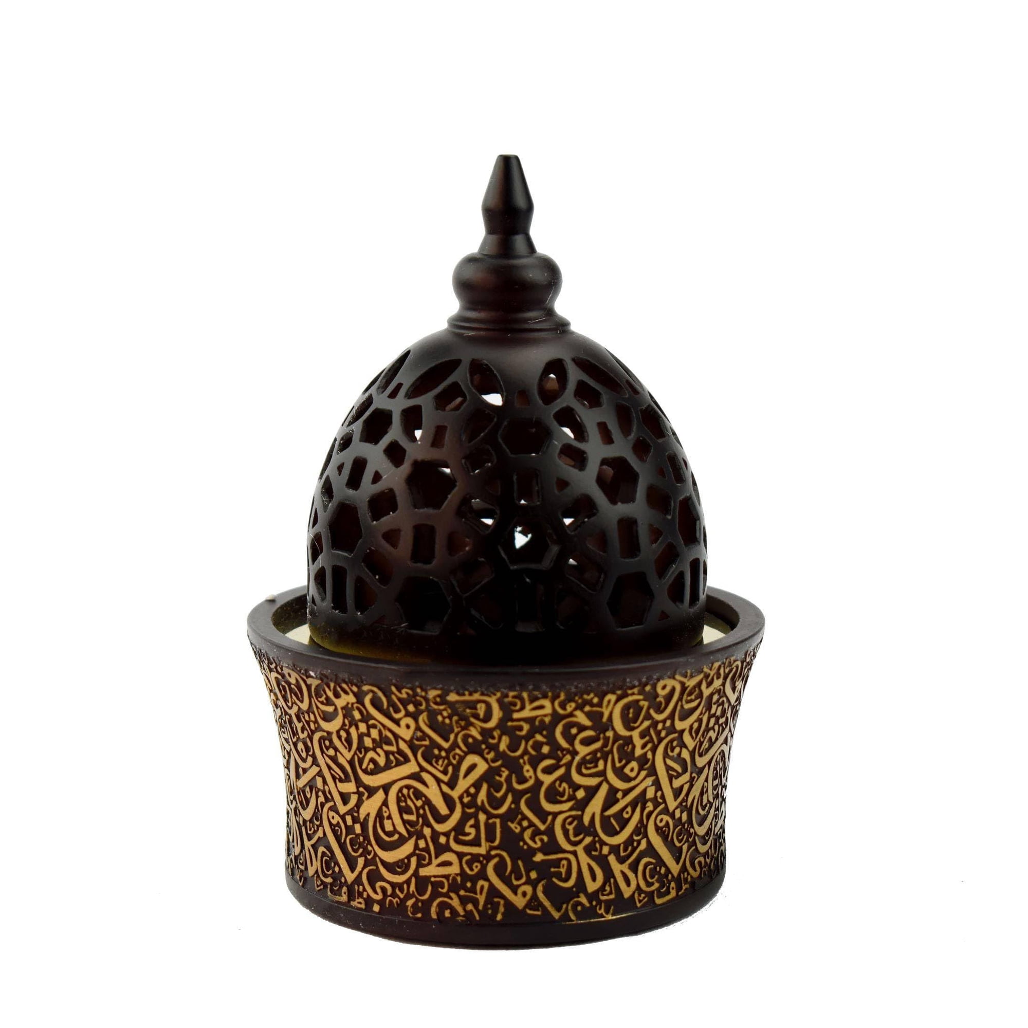 Quemador De Incienso Estilo Caligrafía Intense Oud 20 Cm Marrón