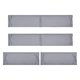 thumbnail image 2 of PARACHOQUES PARA CAMA CUNA TODO REDONDO ALGODÓN LAVABLE Gris, 2 of 5