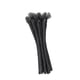 thumbnail image 2 of 10 Extensiones De Cabello De 7,87 Pulgadas, Estilo Trenzado, Para Viajes, Cosplay, Color Negro., 2 of 5