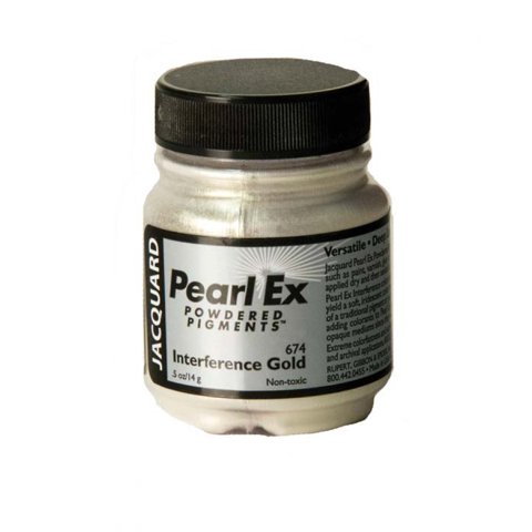 Pigmento En Polvo Jacquard Pearl Ex Interference Gold 15 Ml