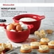 thumbnail image 3 of Juego de 3 tazones de plástico para mezclar KitchenAid, universales, anidados, 3 of 3