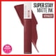 thumbnail image 3 of Lápiz labial Maybelline Super Stay Matte Ink Voyager Deep Red, 3 of 9