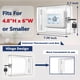 thumbnail image 2 of Caja de seguridad para termostato Gedreew, grande, transparente, con llave, 6 unidades, 2 of 6