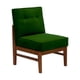 thumbnail image 3 of Sitial Colonia Tela Velvet Verde, 3 of 4