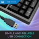 thumbnail image 5 of Teclado Adesso AKB-150UB con distribución de 105 teclas USB, 5 of 9