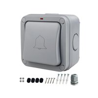 Bothyi - Interruptor Pulsadores Pared 250V Abridor De Puerta De Garaje Para Baño Garaje Pasillo