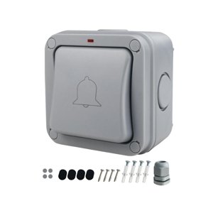 Bothyi - Interruptor Pulsadores Pared 250V Abridor De Puerta De Garaje Para Baño Garaje Pasillo