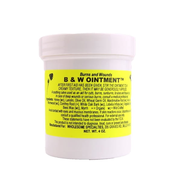 Ungüento b&w para Quemaduras y Heridas 113 ml