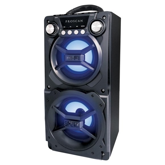 Parlante portátil Curtis LEDVANCE Bluetooth con doble subwoofer