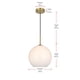 thumbnail image 3 of Lámpara Colgante Elegant Lighting Baxter en Latón con Vidrio Esmerilado, 3 of 8