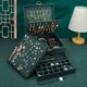 thumbnail image 3 of Organizador de joyas GYJOYERO de 5 niveles, terciopelo, cuadrado, verde, 3 of 8
