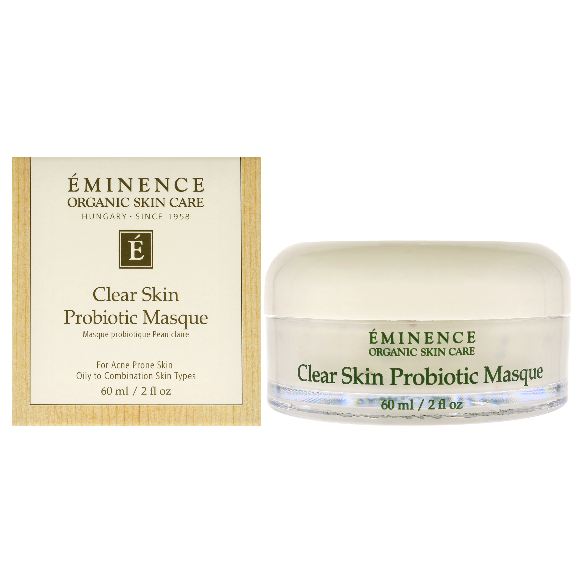 Eminence - Mascarilla Probiótica Para Piel Clara De Para Unisex - Mascarilla De 2 Oz