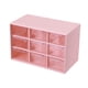 thumbnail image 1 of Mini Organizador De Cajones Transparentes, Gran Capacidad, Caja Organizadora De Cuentas, Color Rosa, 1 of 5
