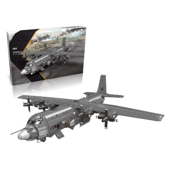 Avión cargero FACH C-130 Hercules, compatible Lego