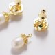thumbnail image 4 of Aretes Colgantes de Perla Removibles de 8 X 10 Mm para Mujer Corte Pera 4 X 6 Mm Aretes de Nano Esmeralda Verdes Aretes Colgantes de Oro de Plata Esterlina S925 para Mujer Arete de Piedra Preciosa, 4 of 6