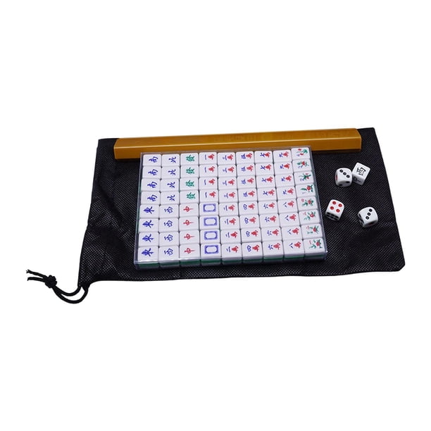 Juego de Mahjong chino tradicional, juego de versión china, juego de mesa, juegos de azulejos clásicos para juegos chinos, regalos de cumpleaños