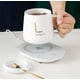 thumbnail image 2 of Taza De Café Con Calentador Eléctrico Blanco, 2 of 2