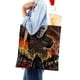 thumbnail image 4 of Horror Movie: Michael Myers Bolso de tela con estampado de lienzo para mujer, bolsa de compras reutilizable y estética, con cremallera interior, regalo para mujer,40*40cm., 4 of 6