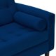 thumbnail image 3 of Living Retro Sofa 3 Cuerpos + 2 Sofá 1 Cuerpo Felpa Azul Marino, 3 of 6