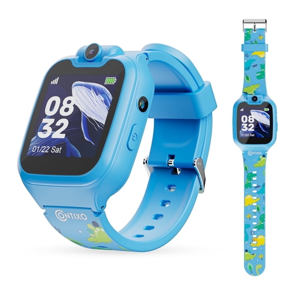 Reloj Inteligente Contixo para Niños con Pantalla Táctil HD 1,54", Cámara, 16 Juegos Educativos y Música