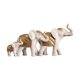 thumbnail image 4 of Estatuilla De Arte De Colección De Estatua De Elefante De Resina Para Decoración De Mesa De Gabinete Familia, 4 of 5