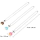 thumbnail image 2 of Juego de 3 pulseras de la amistad, collares para mejores amigas, juego de donas, colgante de helado, galleta y crema, collares de la amistad para 3 niñas, amigas, hermanas, joyas, regalos de cumpleaño, 2 of 7