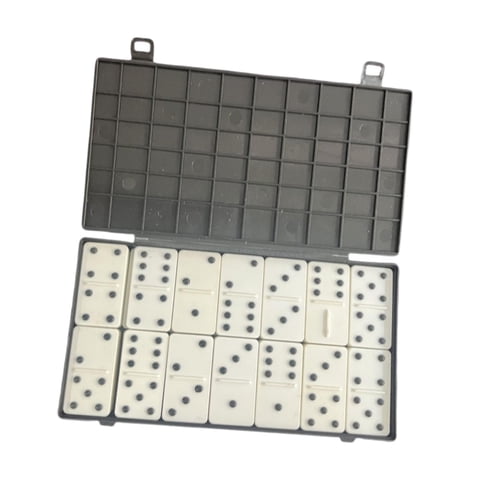 Bothyi - Juego De Dominó Doble 6 Con Puntos En Relieve Para Adolescentes Ciegos Y Personas Con Discapacidad Visual.