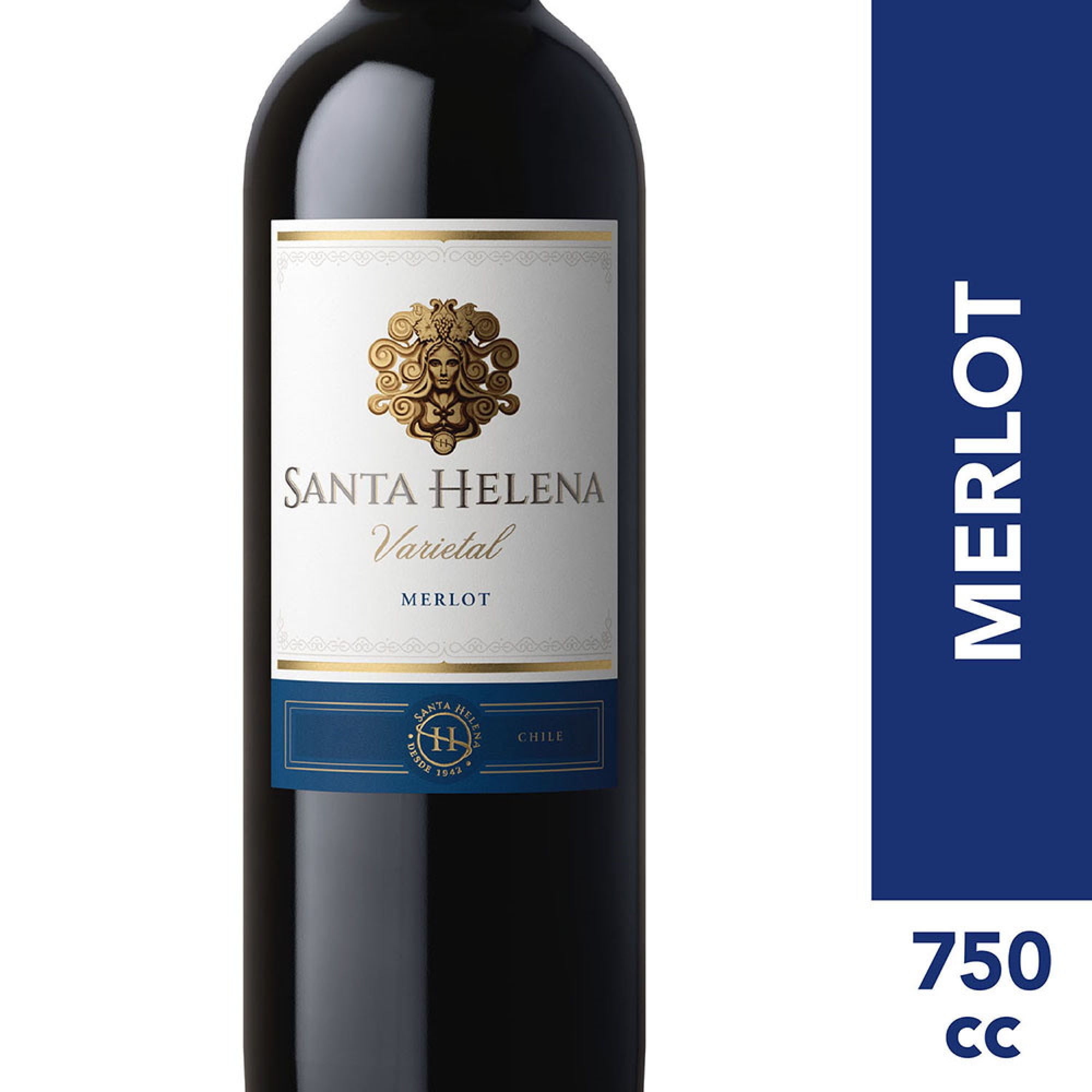 Vino Tinto Merlot Varietal 13° Botella 750 cc Santa Helena