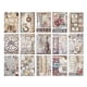 thumbnail image 1 of 30pcs Vintage Flower Character Handmade Paper for Scrapbooking and Crafts, 1 of 5
