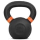 thumbnail image 1 of Kettlebell Yes4All con recubrimiento en polvo de hierro fundido de 10 kg, color naranja, 1 of 7