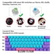 thumbnail image 5 of Teclas GTSP 61, 60 por ciento, Ducky One 2 miniteclas para teclado mecánico, perfil OEM, RGB PBT, juego de teclas con extractor de teclas para conmutadores Cherry MX SK 61/Joker (solo teclas), azul, 5 of 7