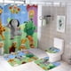 thumbnail image 1 of Set de Cortina de Baño y Alfombras Desmarcar Bebé Tv-Theme 4 Piezas, 1 of 6