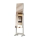 thumbnail image 2 of Jewelry Cabinet Armoire with Full Length Mirror with stand, Jewelry Armoire Organizer, Lockable Storage Cabinet, Interior Lighted Mirror, White, 2 of 3