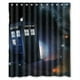 thumbnail image 1 of Cortina de ducha con diseño de Doctor Who, juego de cortinas de baño con ganchos, tamaño 60 x 72 pulgadas, 1 of 3
