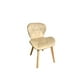 thumbnail image 1 of Silla Mariposa Terciopelo Beige, 1 of 4