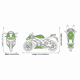 thumbnail image 2 of Moto Kawasaki 2009 Ninja ZX-10R Escala 1:18 - Welly, 2 of 5