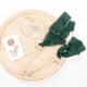 thumbnail image 3 of Xiao Hua Cintas, paquete de 4 cintas de gasa (verde oscuro) - 4 cm x 5 yardas, cinta con borde deshilachado, ideal para envolver regalos, bodas, manualidades., 3 of 3