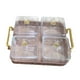 thumbnail image 1 of Compartimento Para Plato De Aperitivo, Bandeja Decorativa, Cuenco Para Dulces, 4 Rejillas, 1 of 3