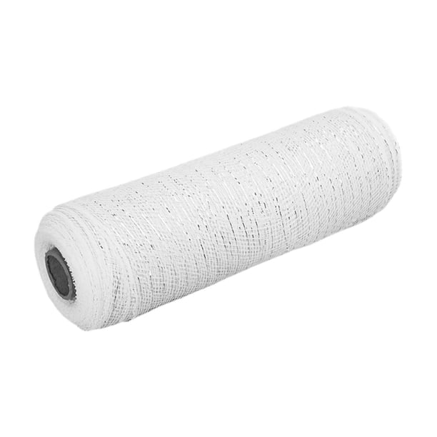 Cinta De Malla Para Decoración De Fiestas, Rollo De Malla Para Hacer Moños En Casa, Color Blanco Primaveral