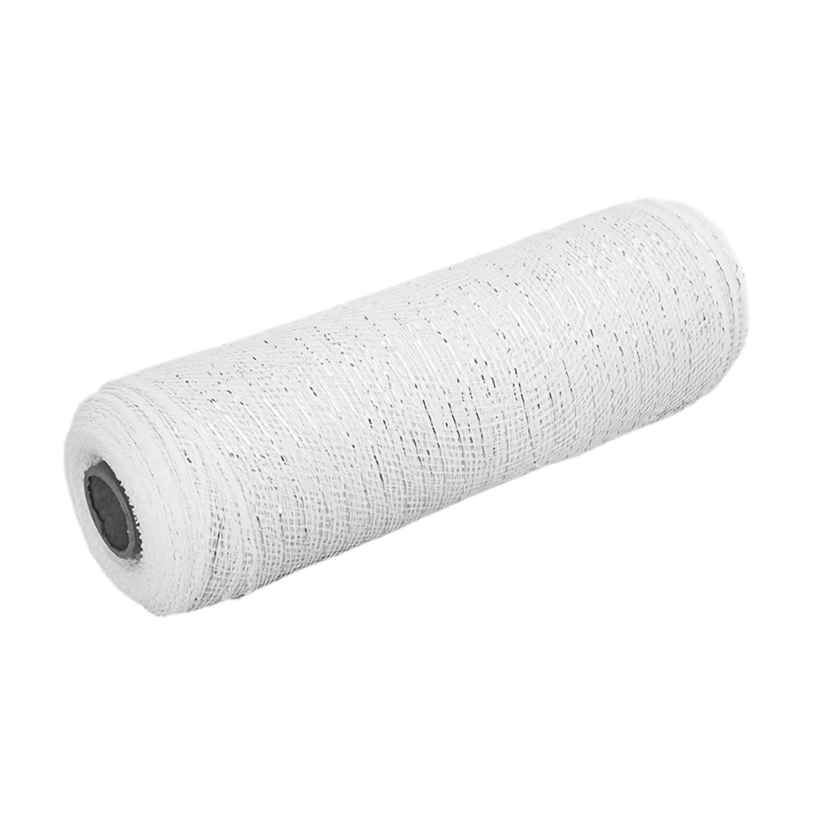 Bothyi - Cinta De Malla Para Decoración De Fiestas, Rollo De Malla Para Hacer Moños En Casa, Color Blanco Primaveral
