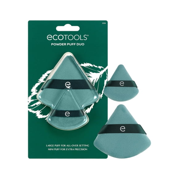 Set Duo de Esponjas de Polvo EcoTools (tamaño completo y mini)