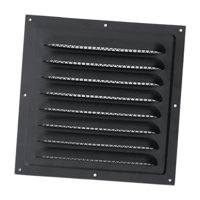 Magideal - Rejilla De Ventilación Para Las Rejillas De Ventilación, Rejilla De Ventilación, Rejilla Intensiva, Puerta De Armario Con Rejilla De Protección, Rejil Negro